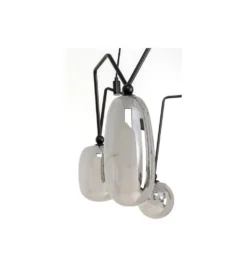 Lampa wisząca COLUMBO 58 cm czarna