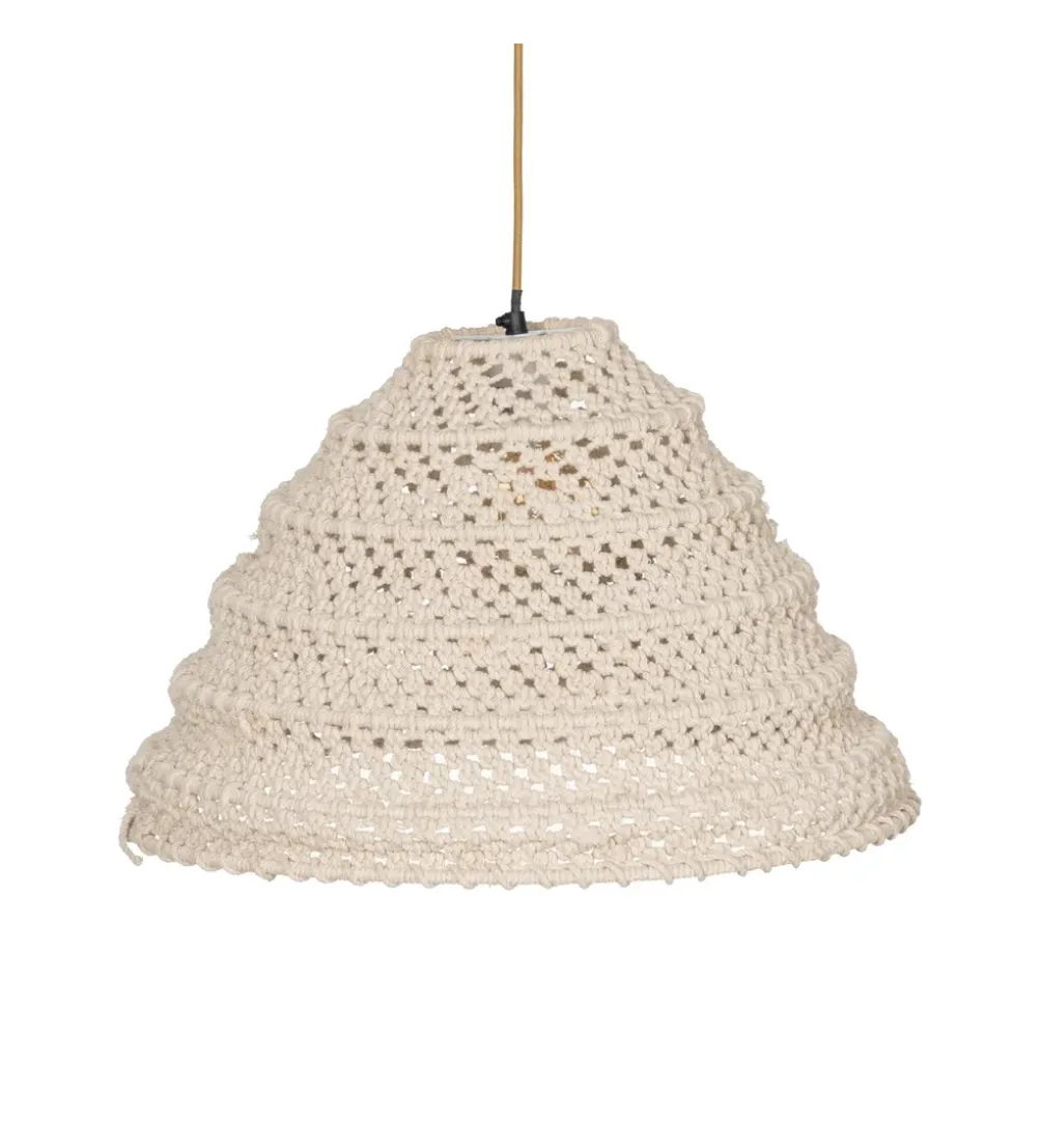 Lampa wisząca CONEMTA 50 cm biała
