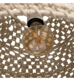 Lampa wisząca CONEMTA 50 cm biała