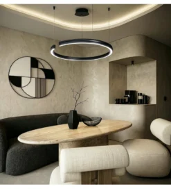 Lampa wisząca COSTA 60 cm czarna