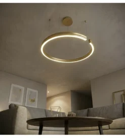 Lampa wisząca COSTA 60 cm złota