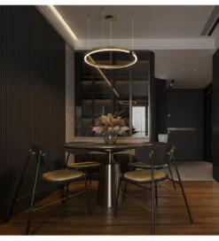 Lampa wisząca COSTA 60 cm złota