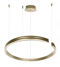 Lampa wisząca COSTA 60 cm złota
