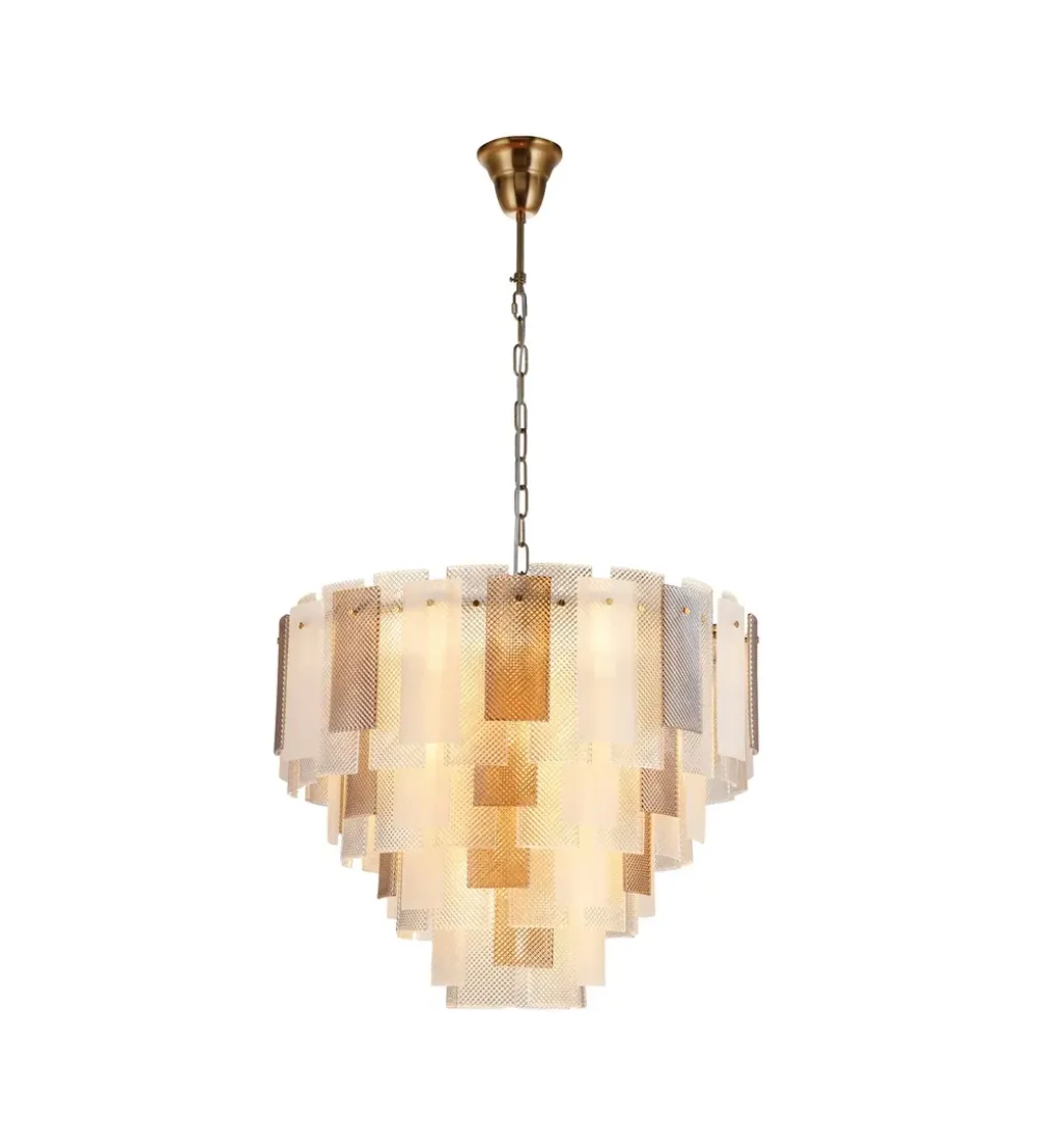 Lampa wisząca CRIMENTO 53 cm złota