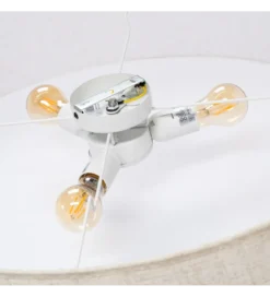 Lampa wisząca DWEMNAO 70 cm biała
