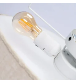 Lampa wisząca DWEMNAO 50 cm biały