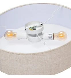 Lampa wisząca DWEMNAO 50 cm biały