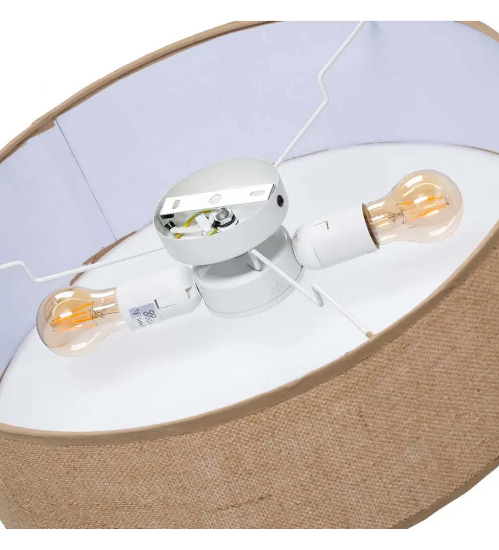 Lampa wisząca DWEMNAO 50 cm naturalna