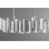 Lampa wisząca Elegance 118 cm srebrna