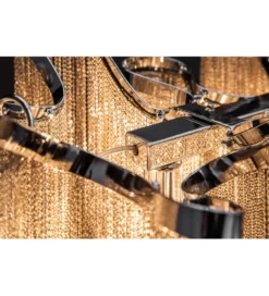 Lampa wisząca Elegance 118 cm srebrna