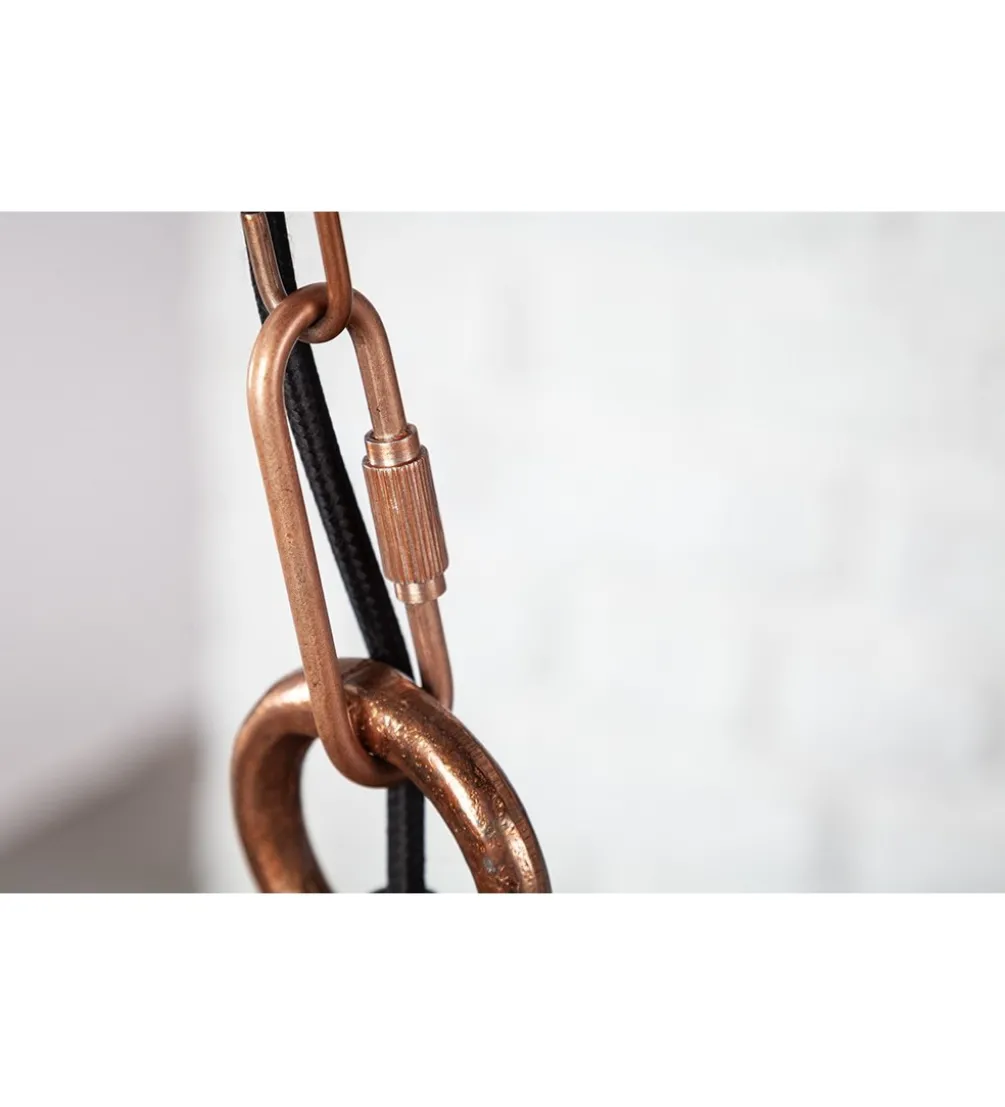 Lampa wisząca FAT 29 cm miedziana