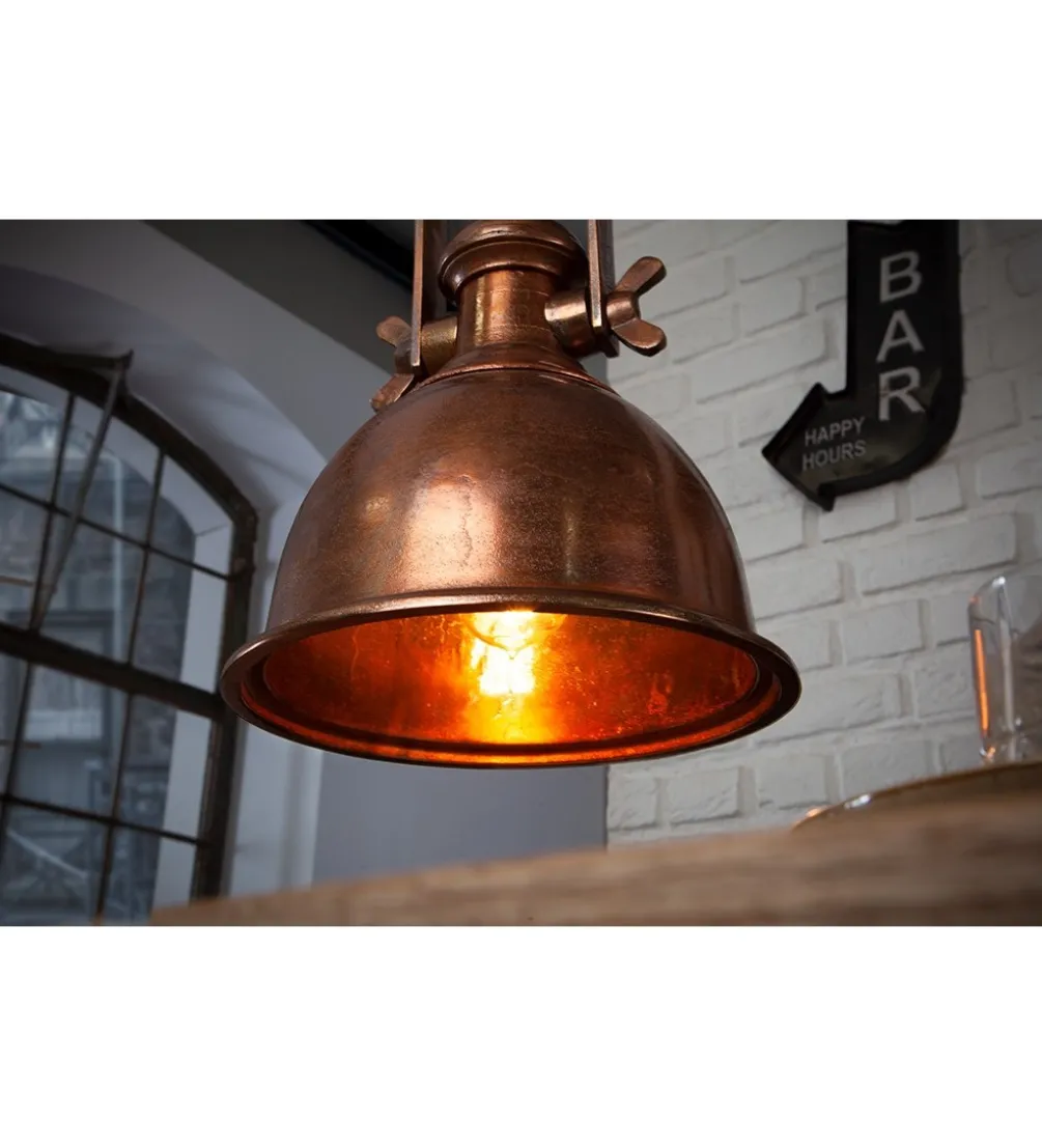Lampa wisząca FAT 29 cm miedziana