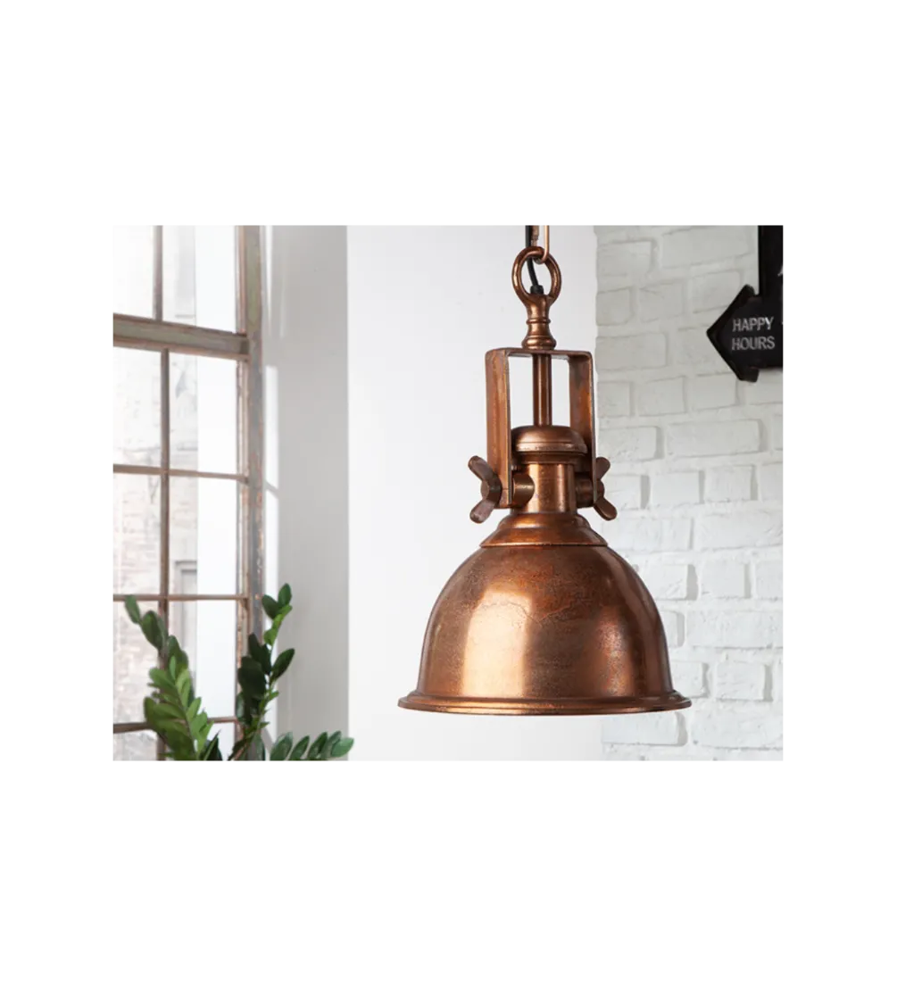Lampa wisząca FAT 29 cm miedziana