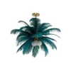 Lampa wisząca FEATHER PALM 87 cm zielona