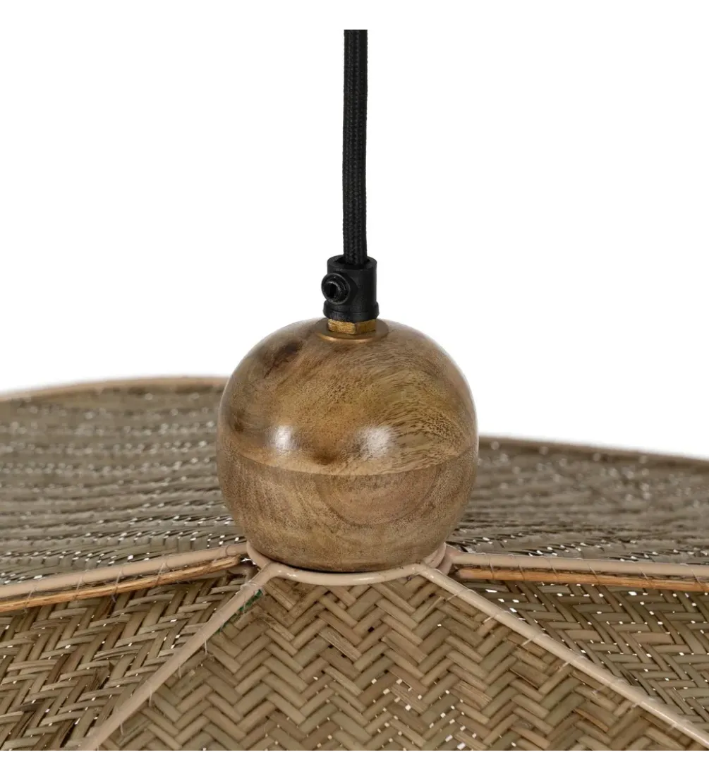 Lampa wisząca FEGARO 82 cm naturalne włókna