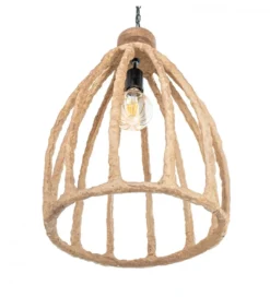 Lampa wisząca FEGAT 39 cm papier maché