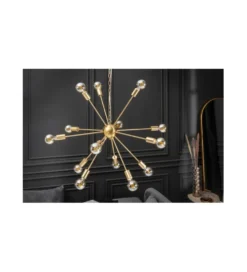 Lampa wisząca FIREWORKS 85 cm złota