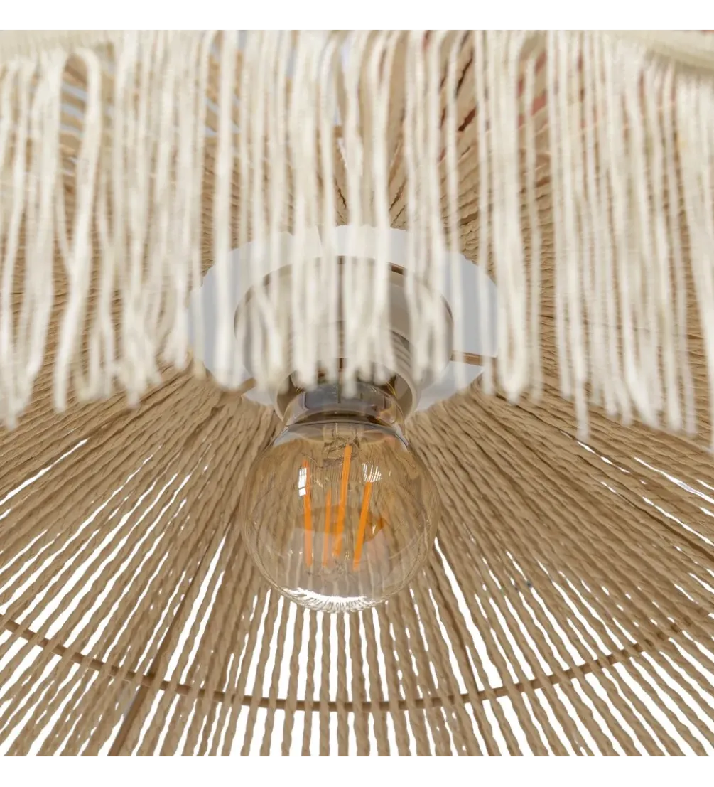 Lampa wisząca GELMAS 41 cm naturalna