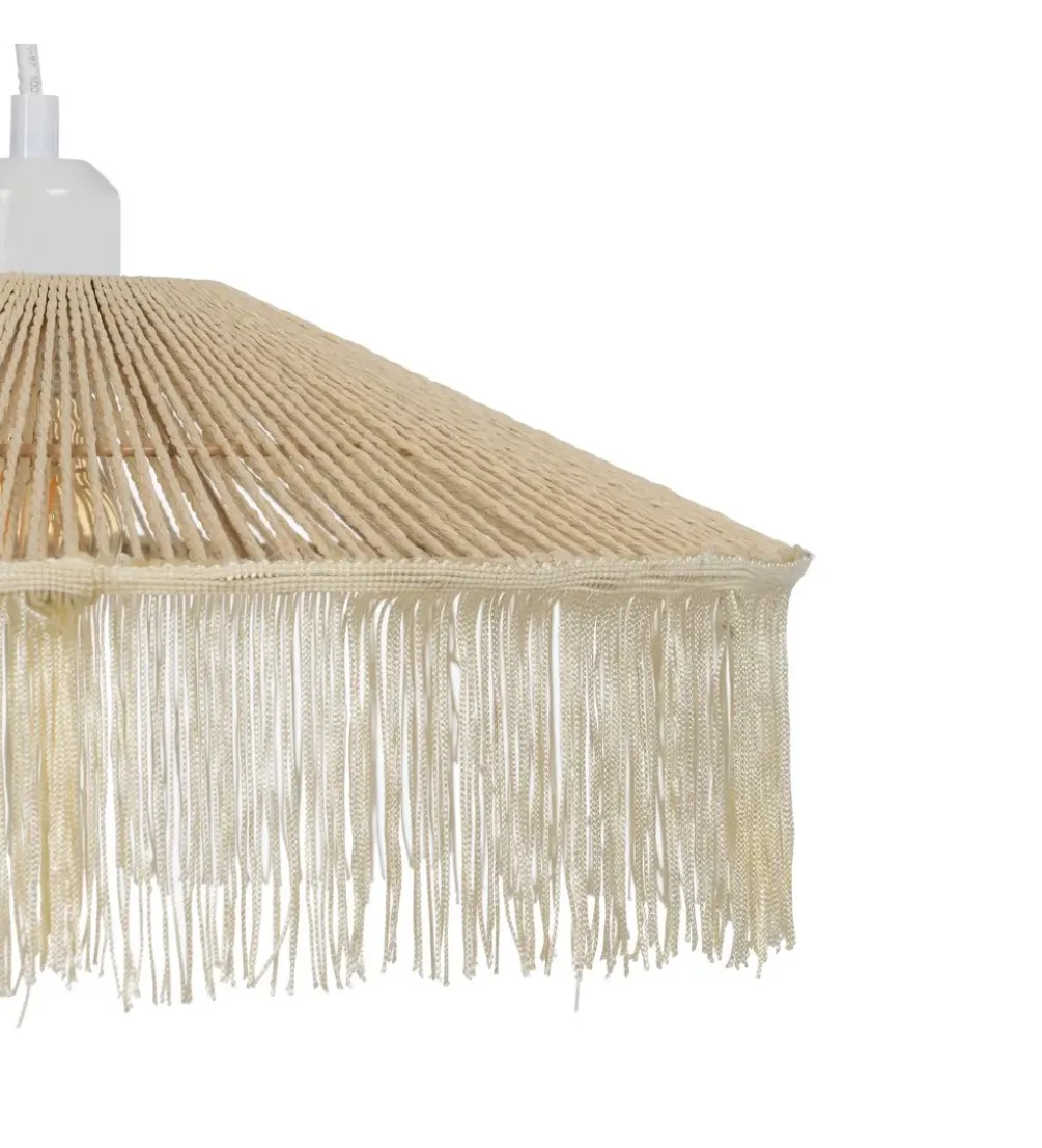 Lampa wisząca GELMAS 41 cm naturalna