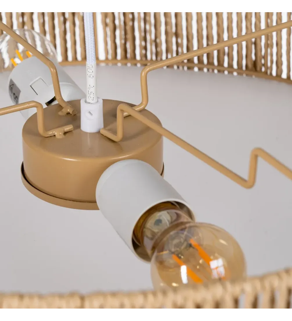 Lampa wisząca GERMNA 52 cm naturalna