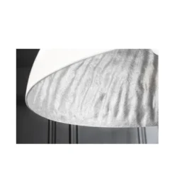 Lampa wisząca Glow biało srebrna 70 cm