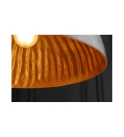 Lampa wisząca Glow 50 cm czarno złota