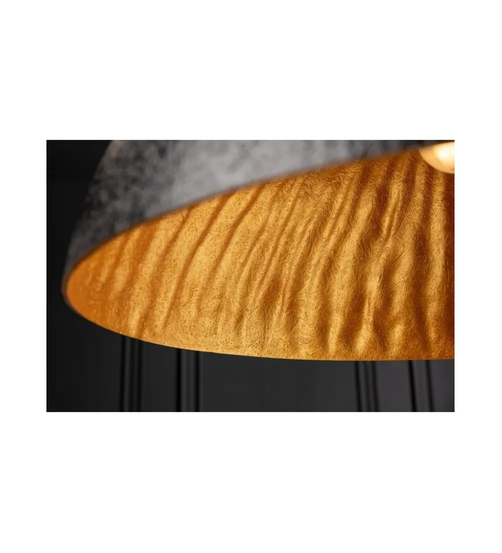 Lampa wisząca Glow 70 cm czarno złota
