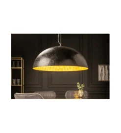 Lampa wisząca Glow 70 cm czarno złota