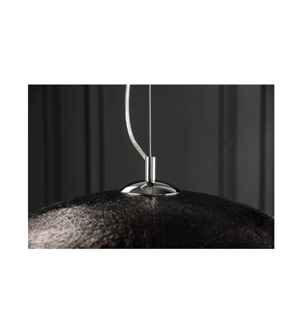 Lampa wisząca Glow 70 cm czarno złota
