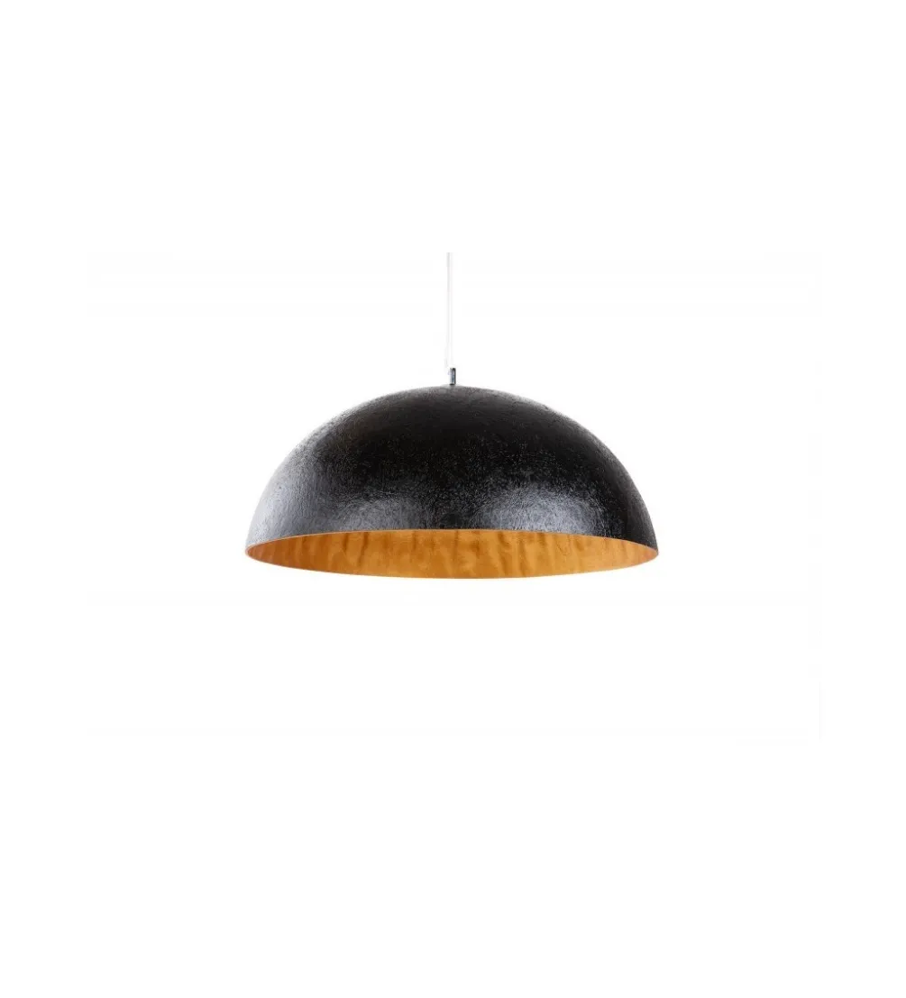 Lampa wisząca Glow 70 cm czarno złota