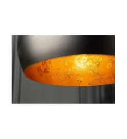 Lampa wisząca Glow ZEPPELIN 30 cm czarno - złota