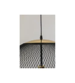 Lampa wisząca GRATO 45 cm czarno złota