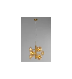 Lampa wisząca HEADLIGHT z mosiężnym wykończeniem