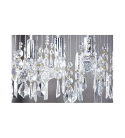 Lampa wisząca kryształowa Diamounds  9 Flamming