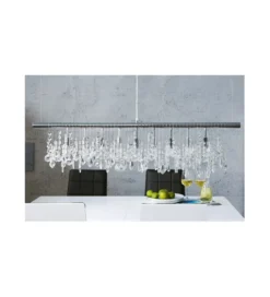 Lampa wisząca kryształowa Diamounds  9 Flamming
