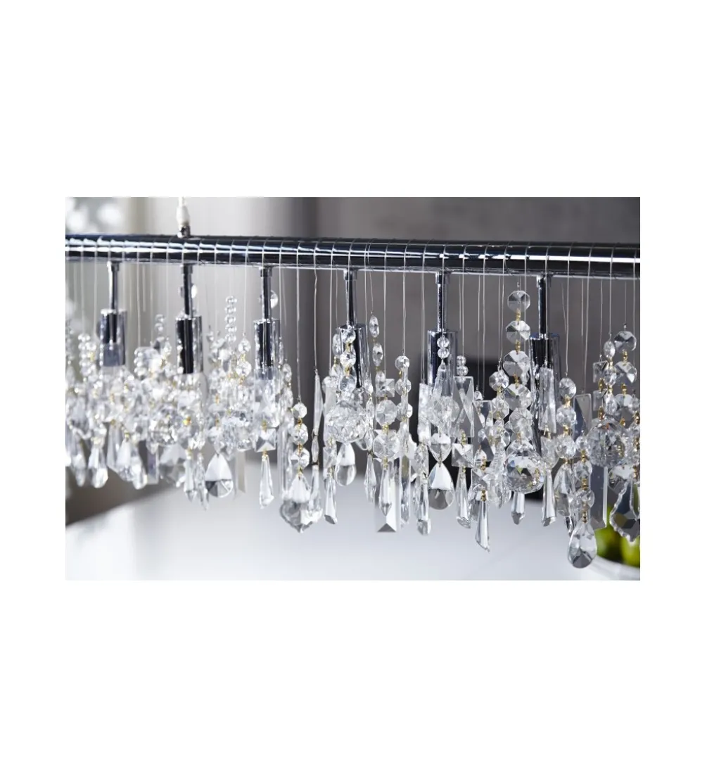 Lampa wisząca kryształowa Diamounds 9 Flamming