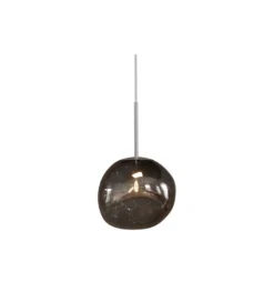 Lampa wisząca LIQUID DIAMOND 20 cm szkło dymione