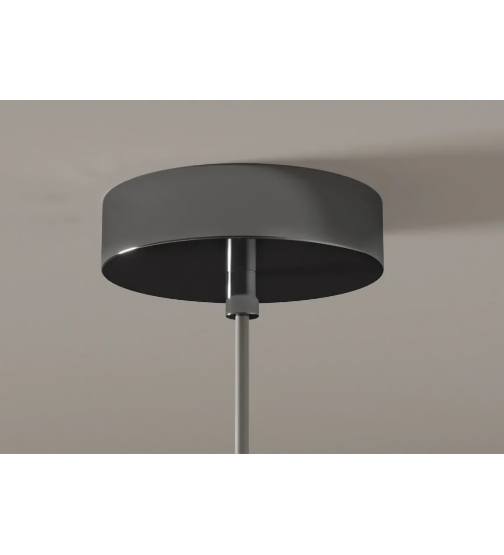 Lampa wisząca LIQUID DIAMOND 20 cm szkło dymione