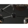 Lampa wisząca LIQUID DIAMOND 5 kloszy szkło dymione