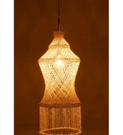 Lampa wisząca LISA shell 51 cm naturalna