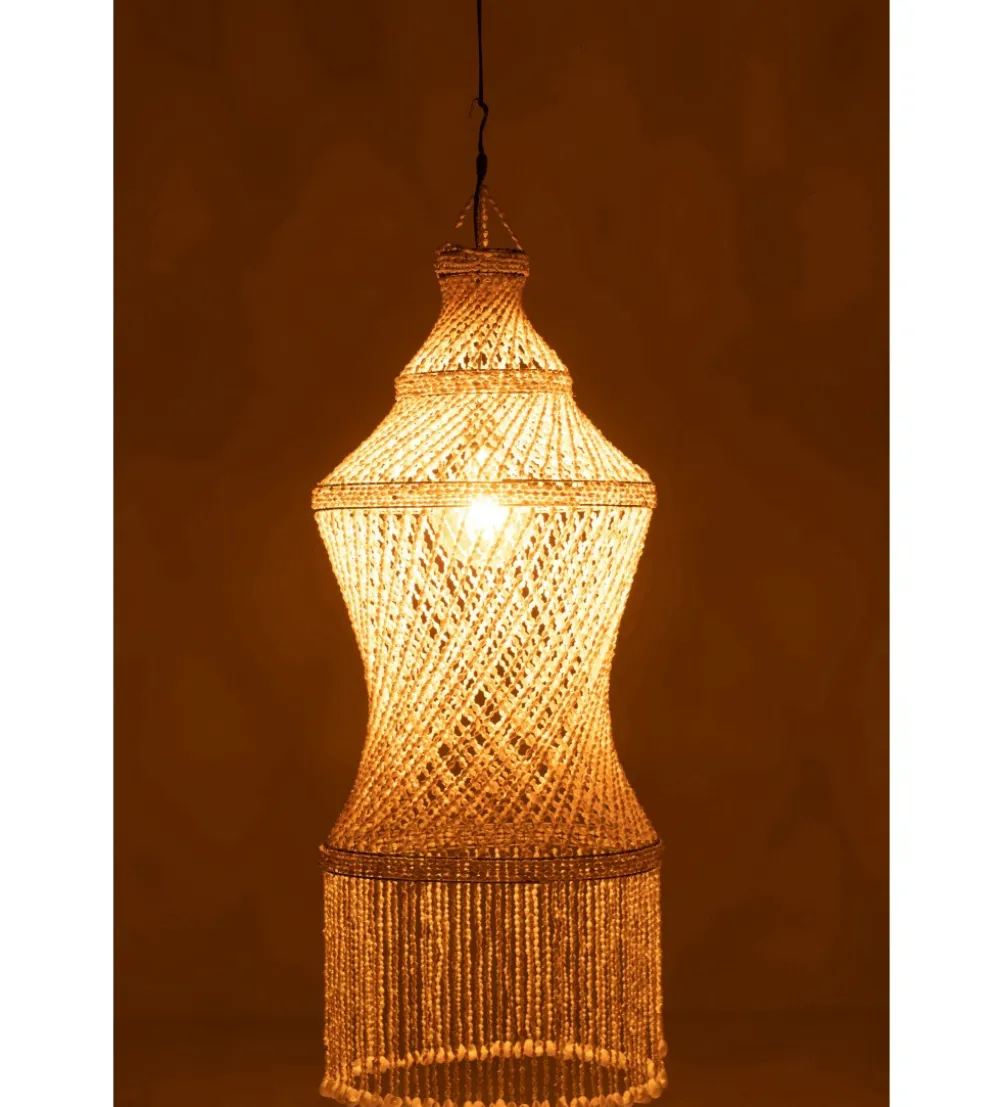 Lampa wisząca LISA shell 51 cm naturalna