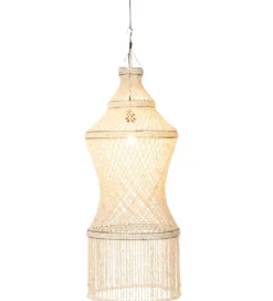 Lampa wisząca LISA shell 51 cm naturalna