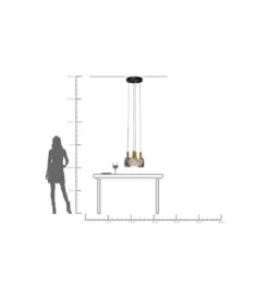 Lampa wisząca LOBBY QUATTRO 50 cm