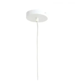 Lampa wisząca LONIA 53 cm kremowa antyczny brąz