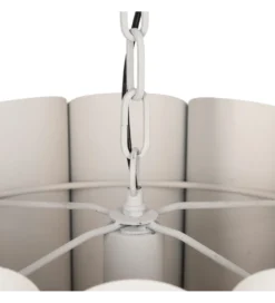 Lampa wisząca MIMKRO 61 cm biała