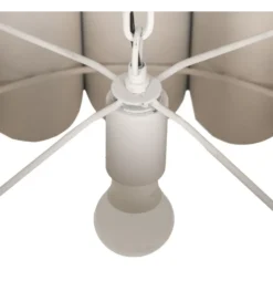 Lampa wisząca MIMKRO 61 cm biała
