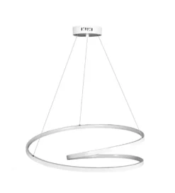 Lampa wisząca MONA LED 60 cm biała