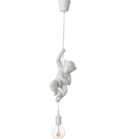Lampa wisząca MONKEY 96 cm biała