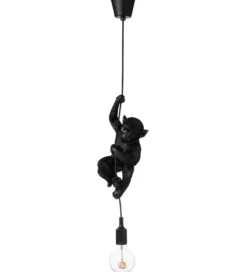 Lampa wisząca MONKEY 96 cm czarna