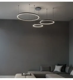 Lampa wisząca MONZA AZ134 145 cm czarna